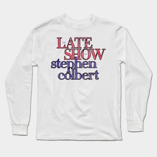 Vintage stephen colbert Long Sleeve T-Shirt